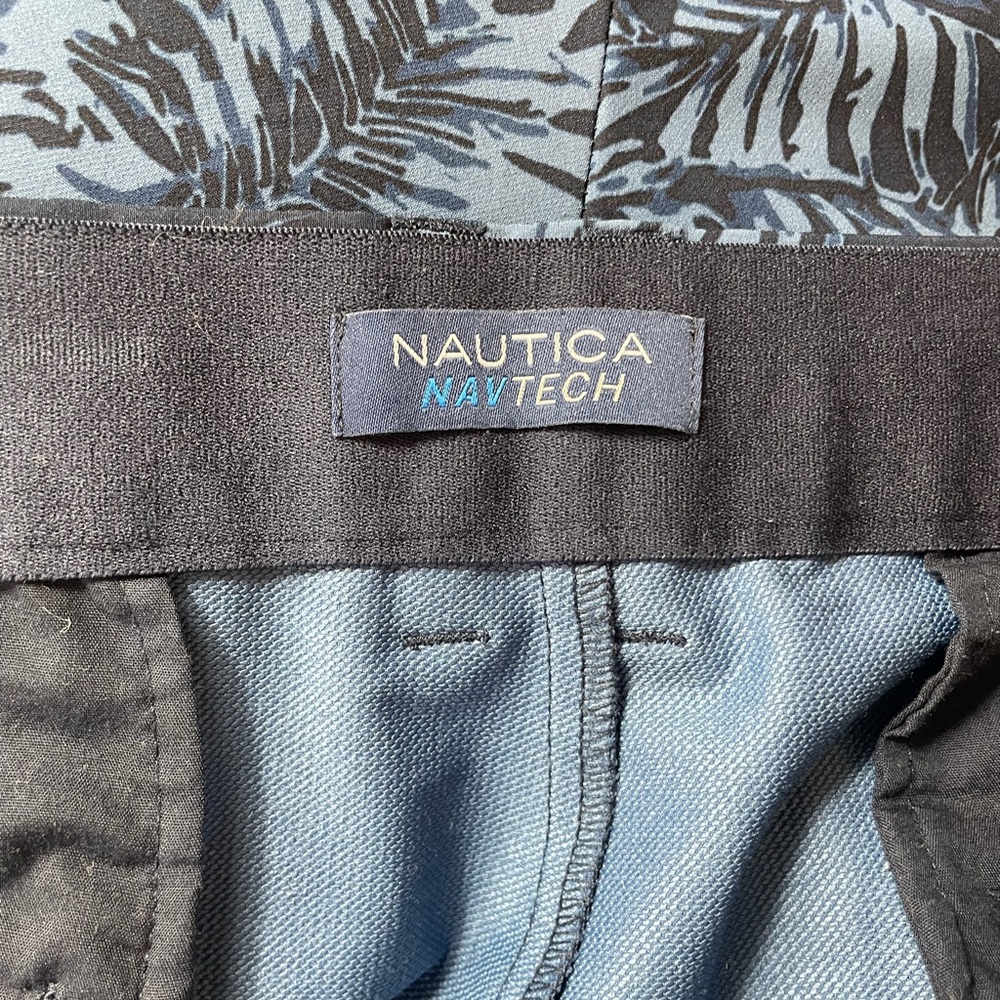 Nautica‎ Mens Navy Nav Tech Flat Front Shorts, 46W BG - Picture 5 of 6